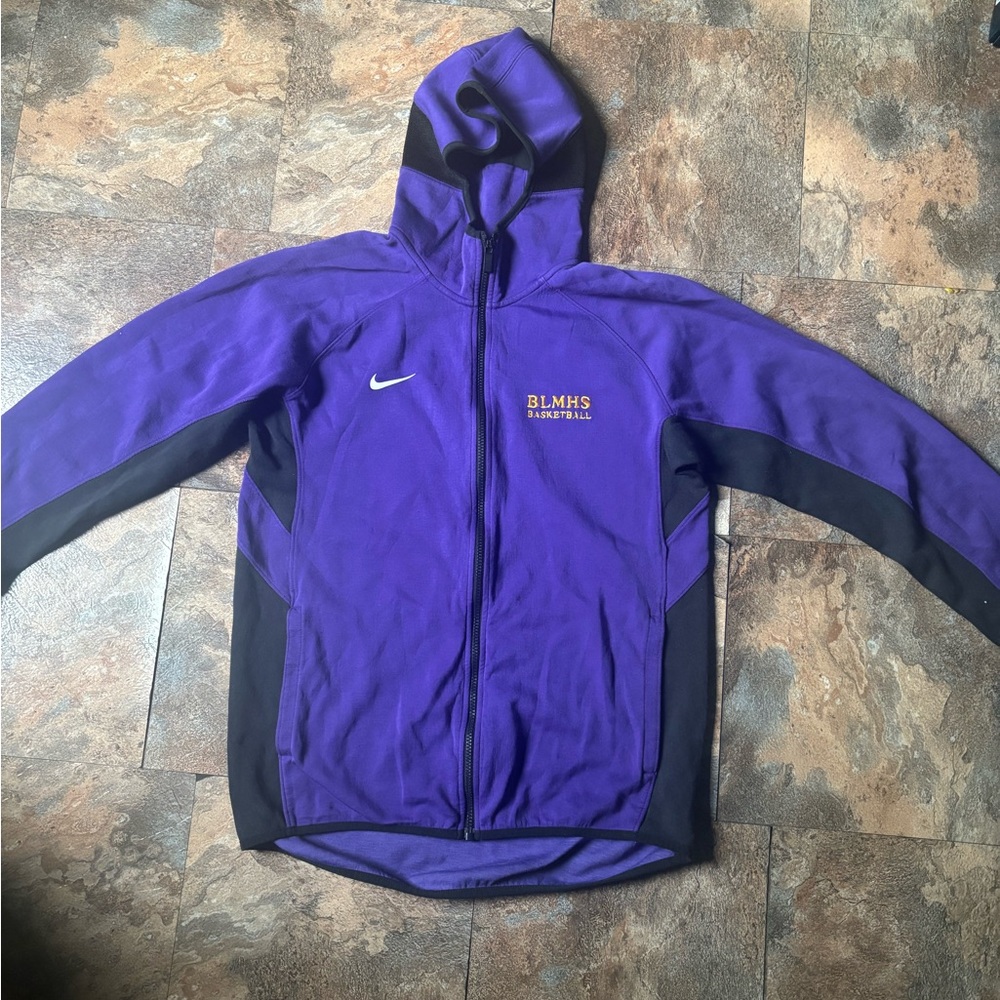 Nike tech Purple and Black Full-Zip Hoodie